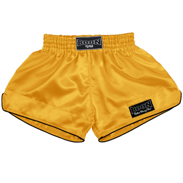 RSYG Retro Muay Thai Shorts YELLOW-GOLD - BOON Sport